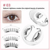 Double-Magnet False Eyelashes ? Soft, Curling Magnetic Lashes