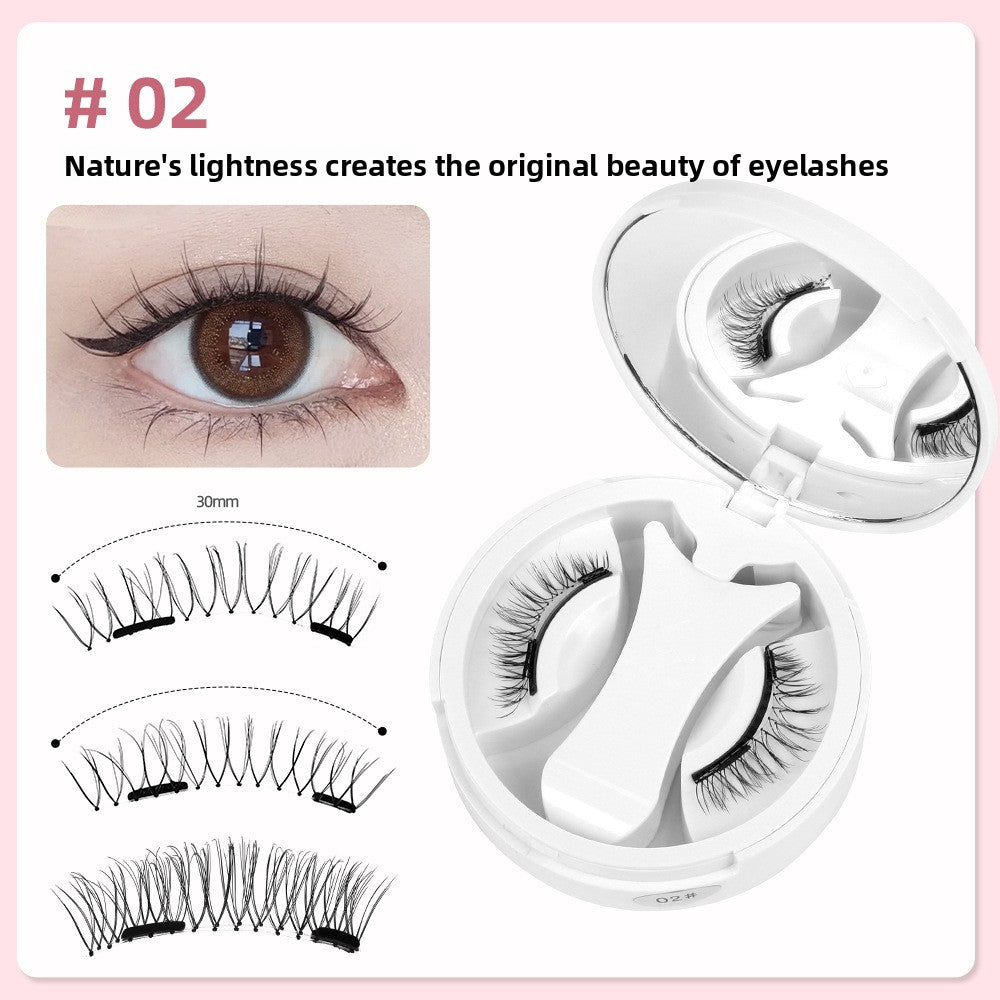 Double-Magnet False Eyelashes ? Soft, Curling Magnetic Lashes