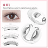 Double-Magnet False Eyelashes ? Soft, Curling Magnetic Lashes